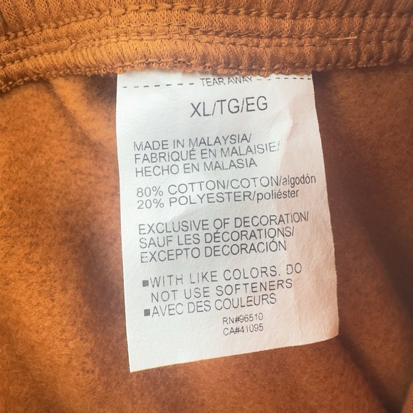 Under Armour Playback Essential Fleece Shorts Men's Size XL Loose Fit Orange NEW - Picture 7 of 8